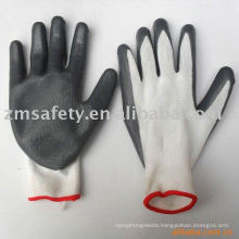 Nitrile coated safety glove